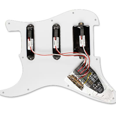 EMG KH20 Kirk Hammett S / S / 81 Prewired Pickguard / Pickup set white pearloid / black image 10