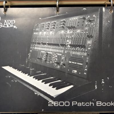 ARP 2600 Original Patch Book & Service Manual image 1