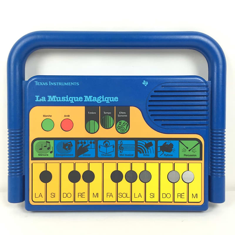 Texas Instruments La musique magique 1986 with original box, headphone & manual image 1