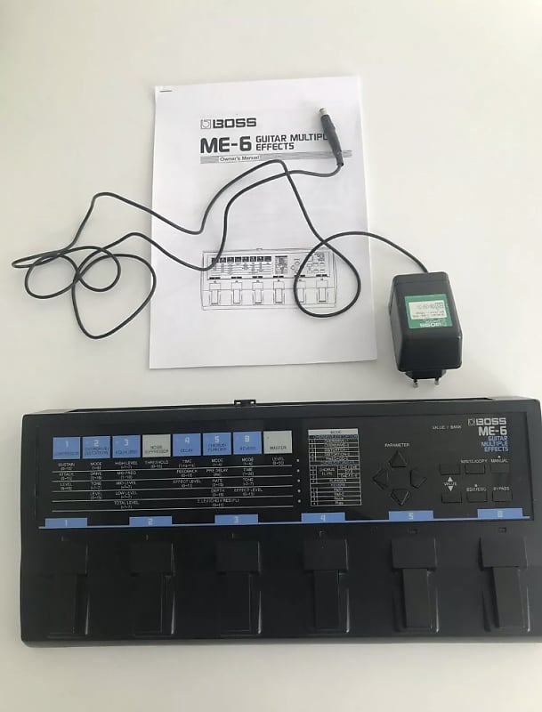 Boss ME6 Guitar Multiple Effects Pedal Reverb UK