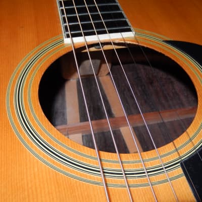 MADE IN JAPAN 1972 - YAMAKI F150 - ABSOLUTELY AMAZING - MARTIN D41 STYLE - ACOUSTIC GUITAR image 3