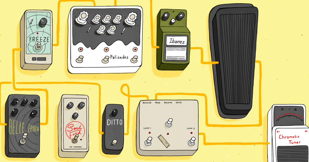 Marc ribot store pedalboard