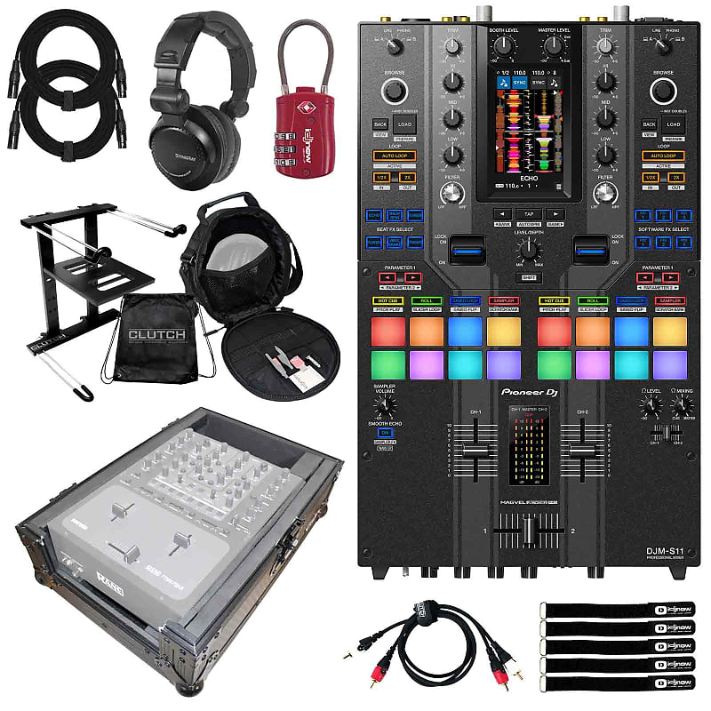 Pioneer DJ DJM-S11 SE Professional 2-Channel DJ Mixer Special Edition w  Black C | Reverb