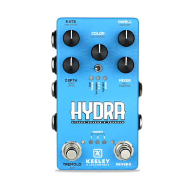 Keeley Hydra Stereo Reverb & Tremolo Effects Pedal image 1
