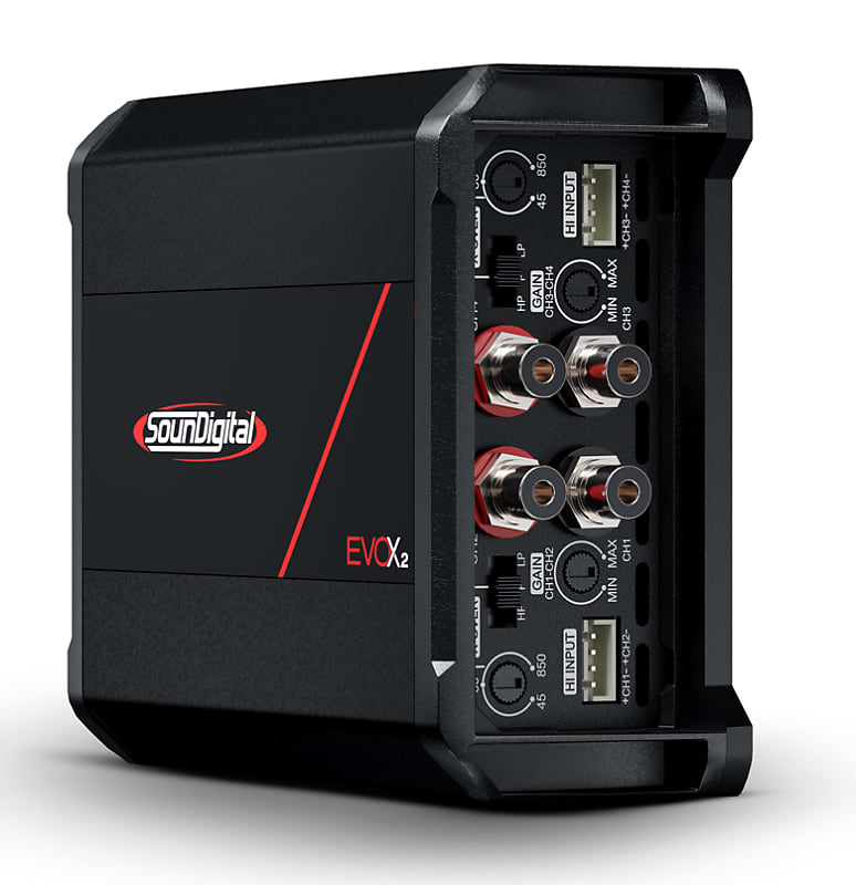 SounDigital 800.4 EVOX2 4-Ohm 4-Channel Car Audio Amplifier 800 Watts image 1