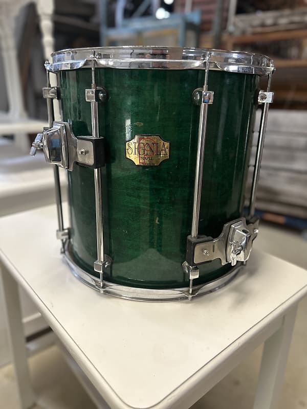Premier Signia 90’s 16 x 16 Floor tom Emerald Green Stain Reverb