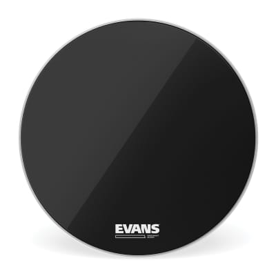 Evans™ Resonant Black Bass Drum Head, 18 Inch image 1