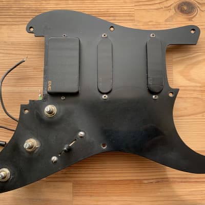 Loaded pickguard: vintage EMG 89 (Bronze logo) and single coils 80s image 1