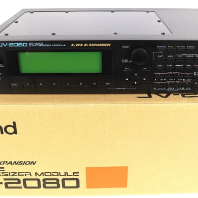 Roland JV-2080 64 Voice Synthesizer Synth Module Effects Processor MIDI