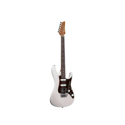Ibanez AZ2204N Prestige 6-String Electric Guitar (Antique White Blonde, Right-Handed) with Case