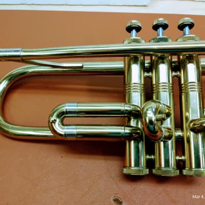 Olympian trumpet 1980s or 1990s - lacquered brass image 17