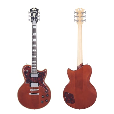 D'Angelico Deluxe Atlantic Electric Guitar w/ Case, Natural