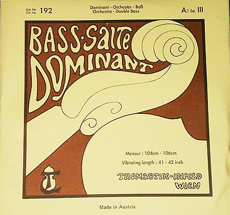 ThomastikInfeld Dominant Double Bass A String No. 192 Reverb