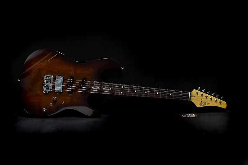 FGN Guitars J Standard Odyssey Imbuia Top on Ash body - Imbuia Brown Sunburst (IBS) image 1