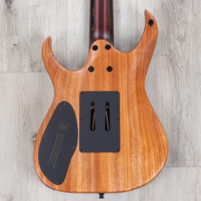 Mayones Duvell Elite Pro 7 Guitar, 7-String, Ebony, Trans Graphite Satin image 7