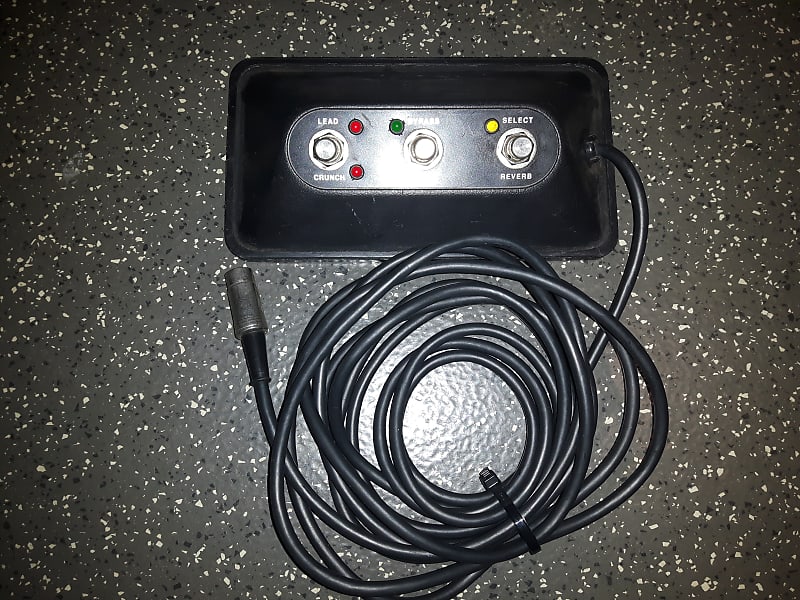 Peavey 3 Button LED Footswitch W/ 7 Pin Din Cable | Reverb