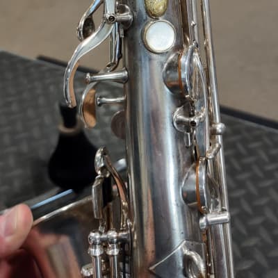Buescher True Tone Alto Saxophone 1923 - Silver image 5