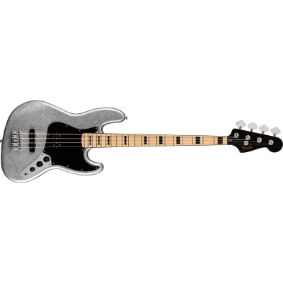 Mikey Way Jazz Bass Ltd (MEX, MN) - silver sparkle Basse électrique solid  body Fender