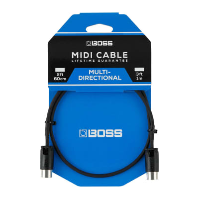 Boss PB-1 Multi Directional MIDI Cable (30cm) for sale