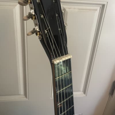 Hot-Rodded! Kay 7020 Classical Guitar 1960’s - USA - High-Gloss Sponge Pattern Refin - Royal Blue Nitro image 6