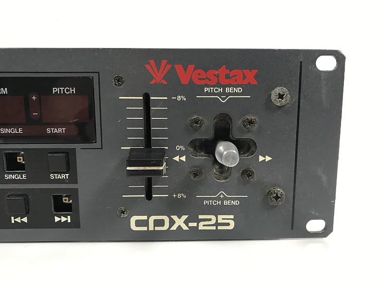 90s Vestax CDX25 DJミックスCDプレイヤーコントローラーセット 90s Vestax CDX25 DJミックスCDプレイヤーコントローラーセット