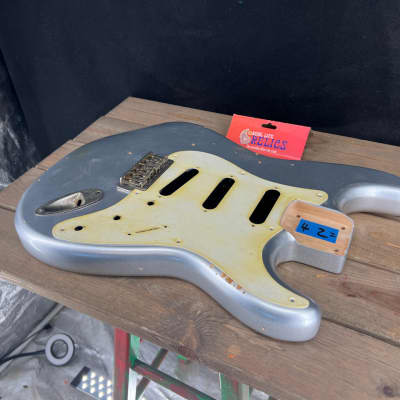 Real Life Relics Strat® Stratocaster® Body Aged Inca Silver #2 image 1