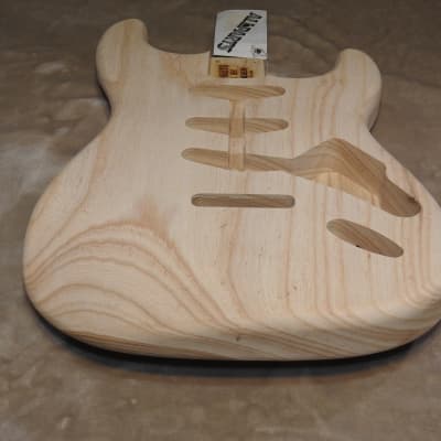 Unfinished Allparts SBAO 1 Piece Swamp Ash Stratocaster Body 4 Pounds 6.5 Ounces! image 7