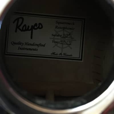 Rayco Squareneck Resonator 2013 image 3