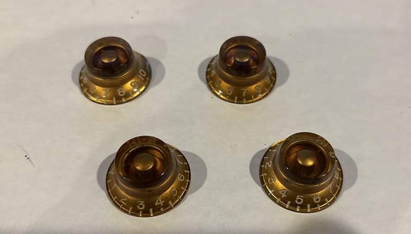 Gibson les paul gold burst knobs 1959 - gold image 1