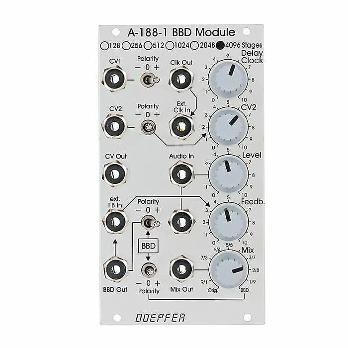 Doepfer A1881D BBD 4096 Stages Bucket Brigade Delay Module Reverb