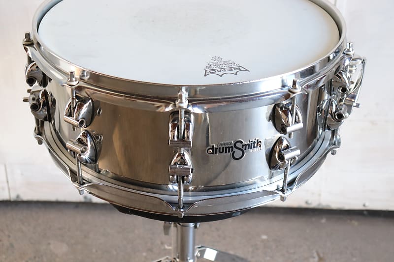 Ayotte 5.5x14" DrumSmith Stainless Steel Snare Drum Reverb