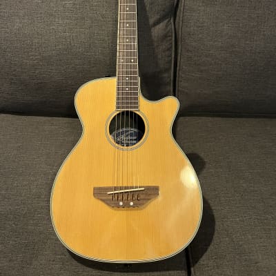 Ovation Applause AA10 Voyager Travel Guitar Natural 24 3/4” Scale Made in  Korea | Reverb