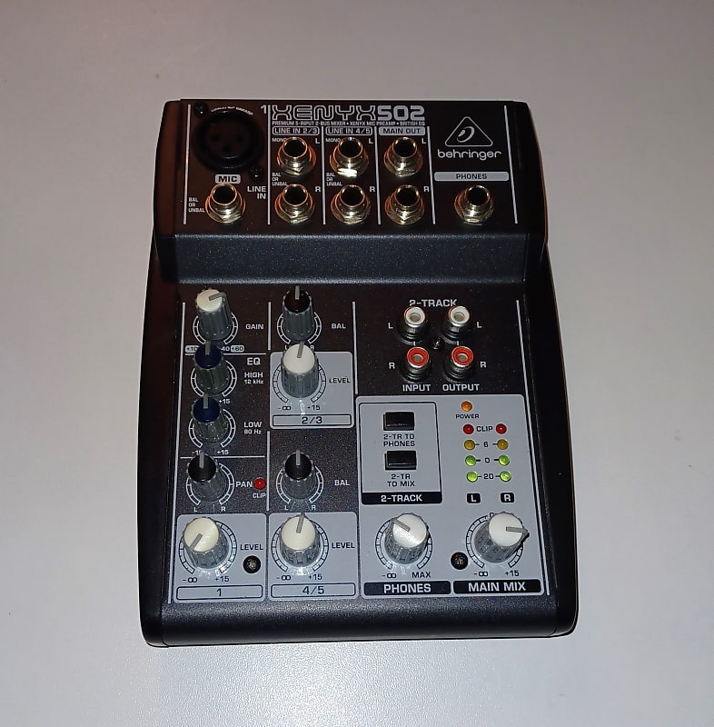 Behringer Xenyx 502 5-Input Compact Mixer image 1