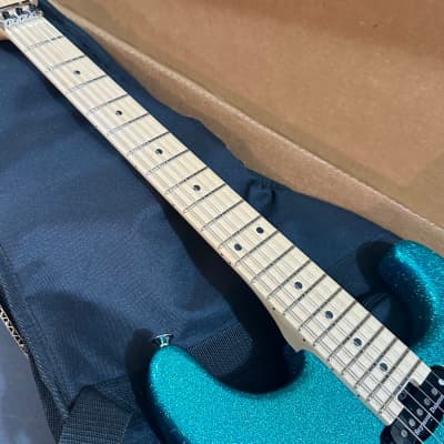 Charvel Pro-Mod San Dimas Style 1 HSS FR M Electric Guitar - Aqua Flake image 7