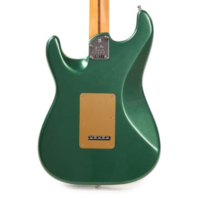 Fender American Ultra Stratocaster Mystic Pine & Anodized Gold Pickguard (CME Exclusive) image 3