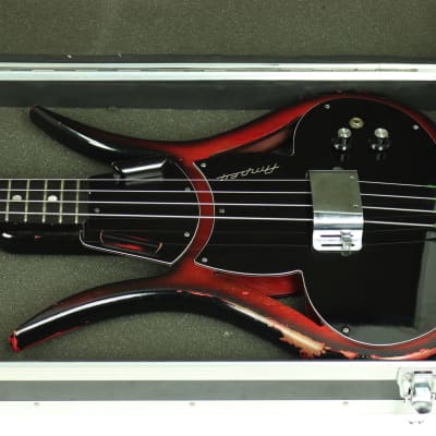 1967 Ampeg ASB-1 "Devil Bass" - Red/Black image 13