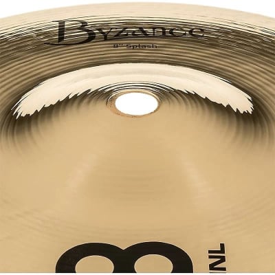 Meinl Byzance Brilliant B8S-B 8" Splash Cymbal (w/ Video Demo) image 4