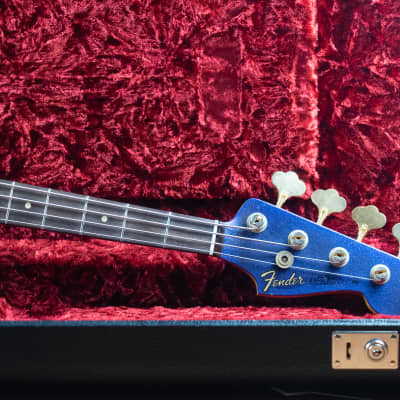 2018 Fender Custom Shop '64 Jazz Bass Stacked Knobs Purple Sparkle Aged*853-r052Bass image 14