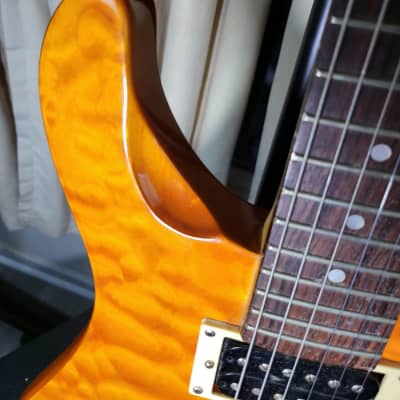 Morgan Monroe Tempest Early 2000s - Yellow, PRS Custom 24 copy for sale