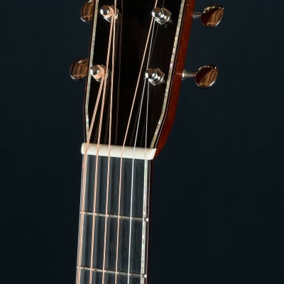 Santa Cruz OM-45 Renaissance Cedar and ‘The Tree’ Mahogany Custom with Japanese Awabi Pearl NEW image 11