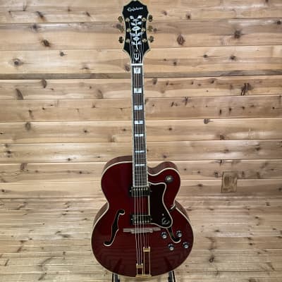 epiphone broadway レフティ Epiphone Broadway Electric Guitar - Wine Red | Reverb