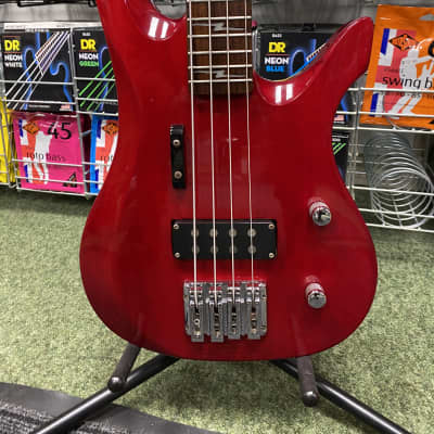 Samick bass in red gloss finish 1990s image 8