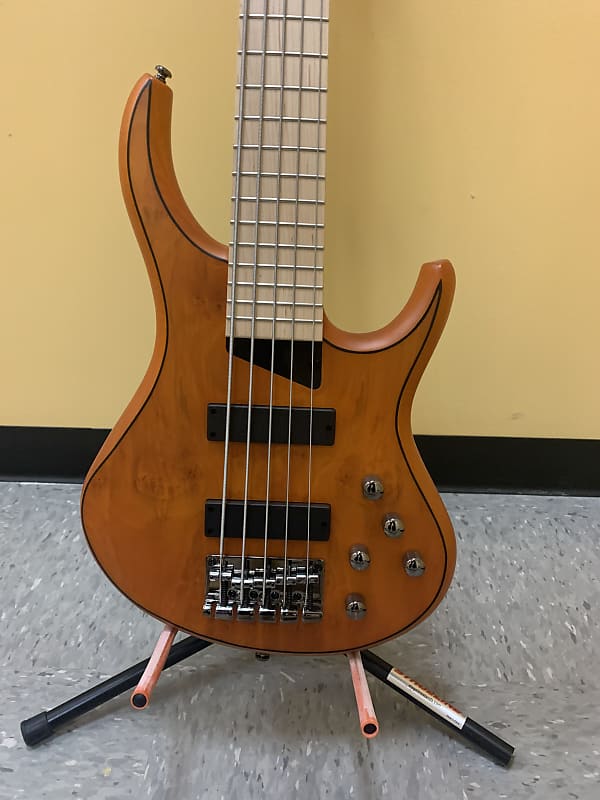 MTD Kingston Z Series 5-String Bass Guitar Satin Amber image 1
