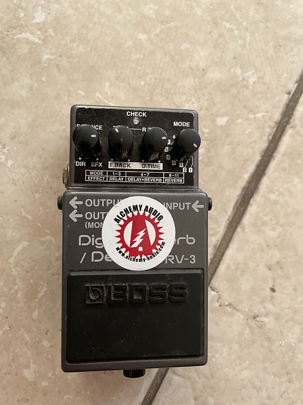 Boss Rv3 Reverb Delay Analog Mod Stereo Pedal Reverb