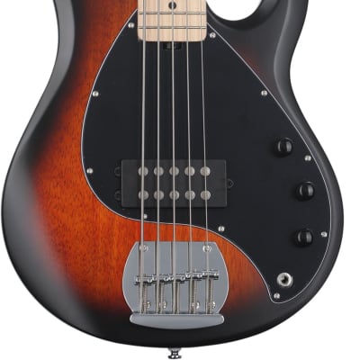 Basse électrique 5 cordes Sterling StingRay 5 Rax 35 Dark Scarlet Burst  Satin