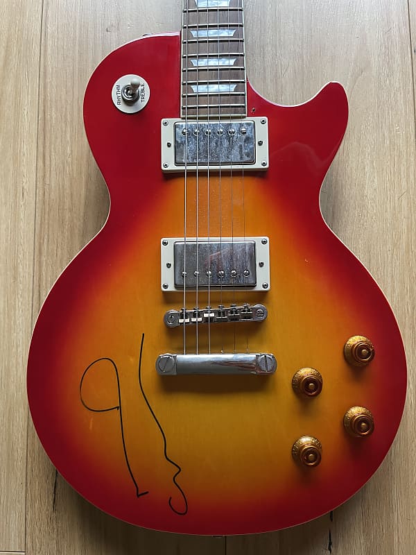 Noel Gallagher Signed Epiphone Les Paul Sunburst | Reverb