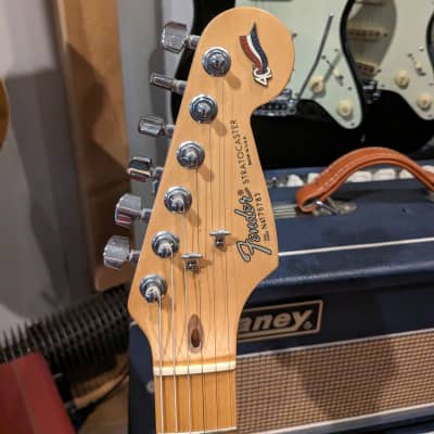Fender 40th Anniversary American Standard Stratocaster with Hollow Aluminum Body, Maple Fretboard 1994 - Blue Metal Burst image 3
