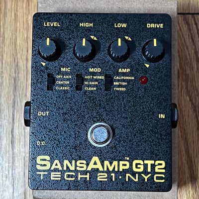 Tech 21 SansAmp GT2 Tube Amp Emulation Pedal | Reverb