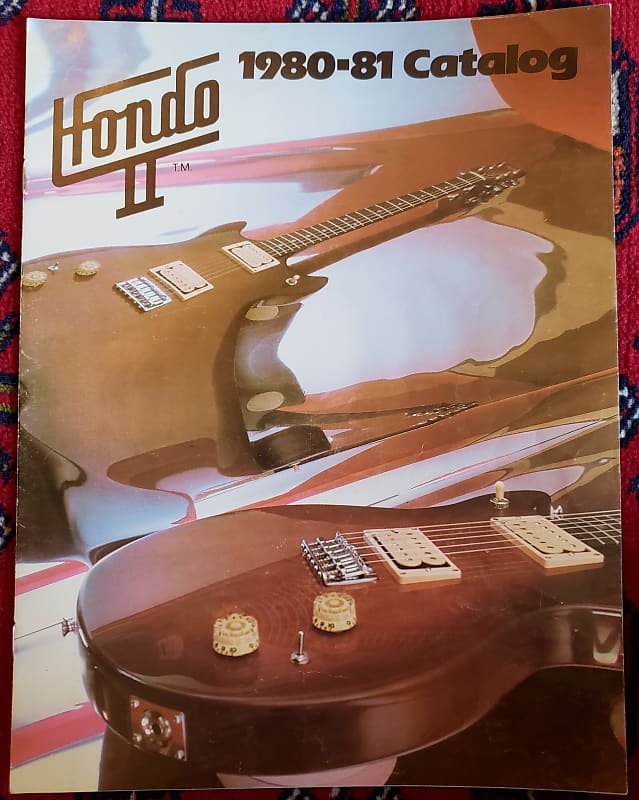 Hondo II Guitar Catalog 198081 Reverb
