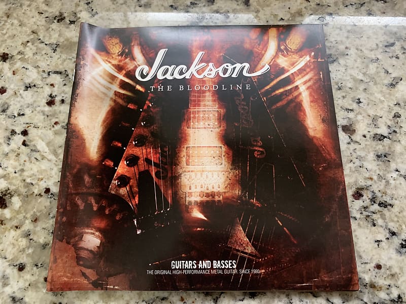 Jackson Guitar Catalog 2008 Square Phil Collin Adrian Smith Reverb